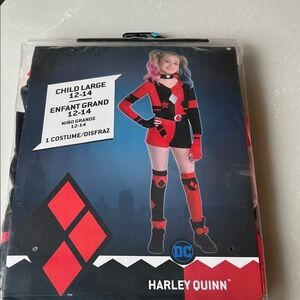 DC Harley Quinn Kids Costume - Red and Black